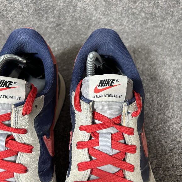 Nike Internationalist CW7635-991 Mens Size 11 Gray Blue Retro Running Shoes Used - Picture 5 of 13